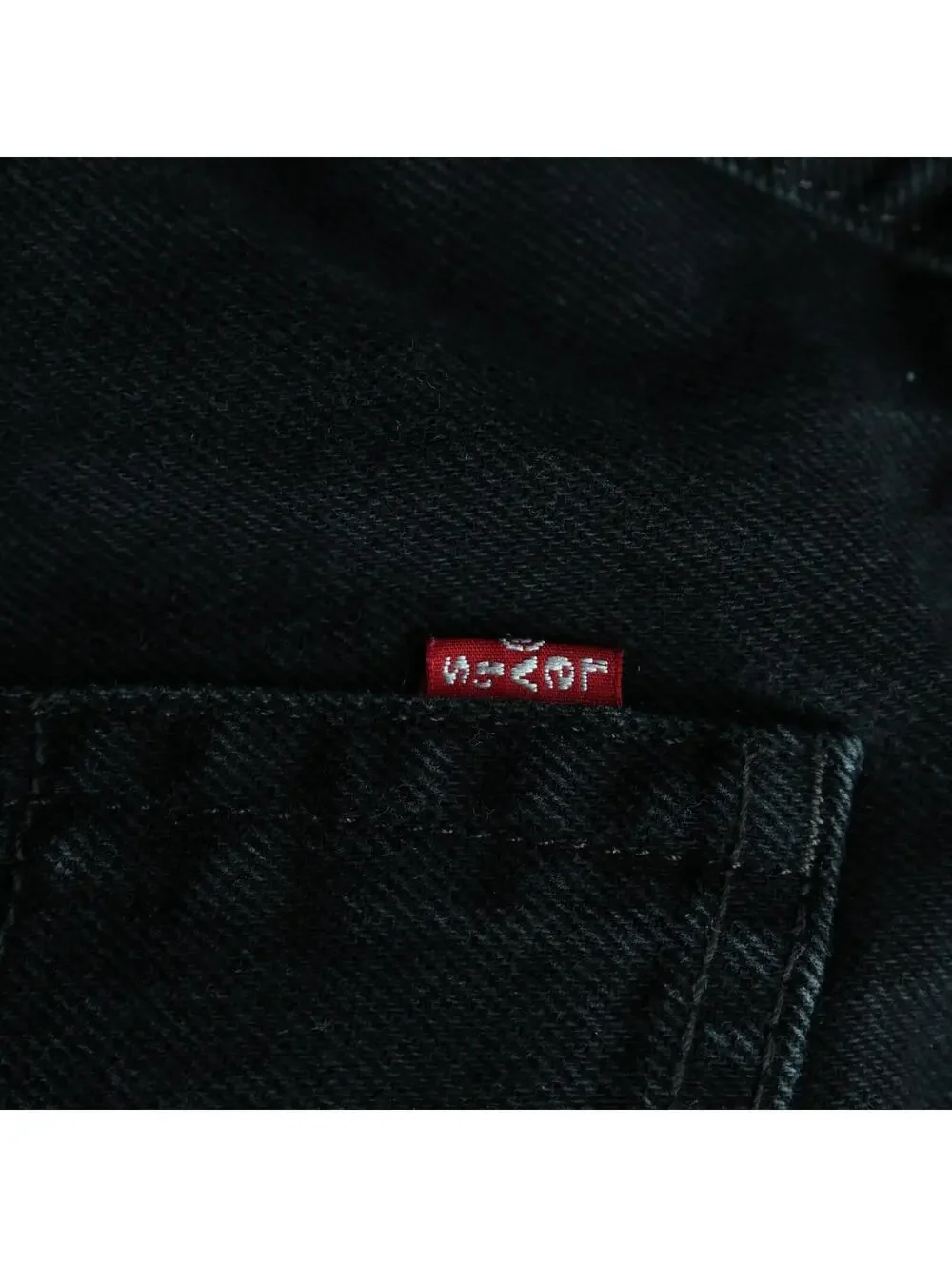 Levi’s 505 Regular Fit Black Jeans Mens 34x32 Denim Straight Leg Made Mexico